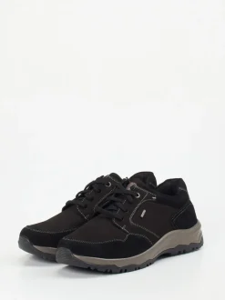 Josef Seibel – Outdoorschnürschuh aus Nubukleder schwarz