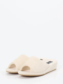 Josef Seibel – Pantolette aus Frottee in Beige