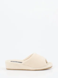 Josef Seibel – Pantolette aus Frottee in Beige
