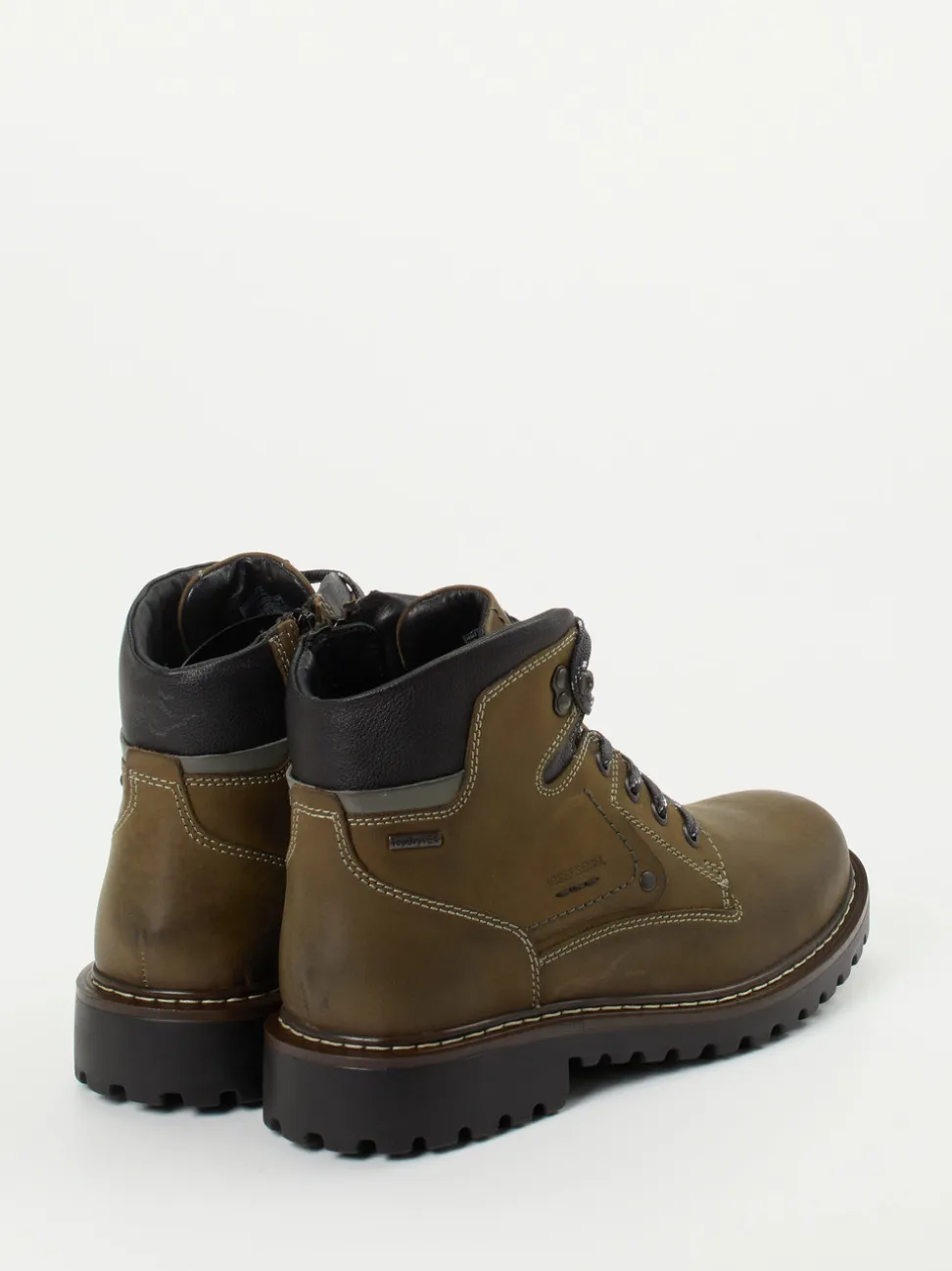 Josef Seibel – Schnürboots aus Fettleder olivbraun