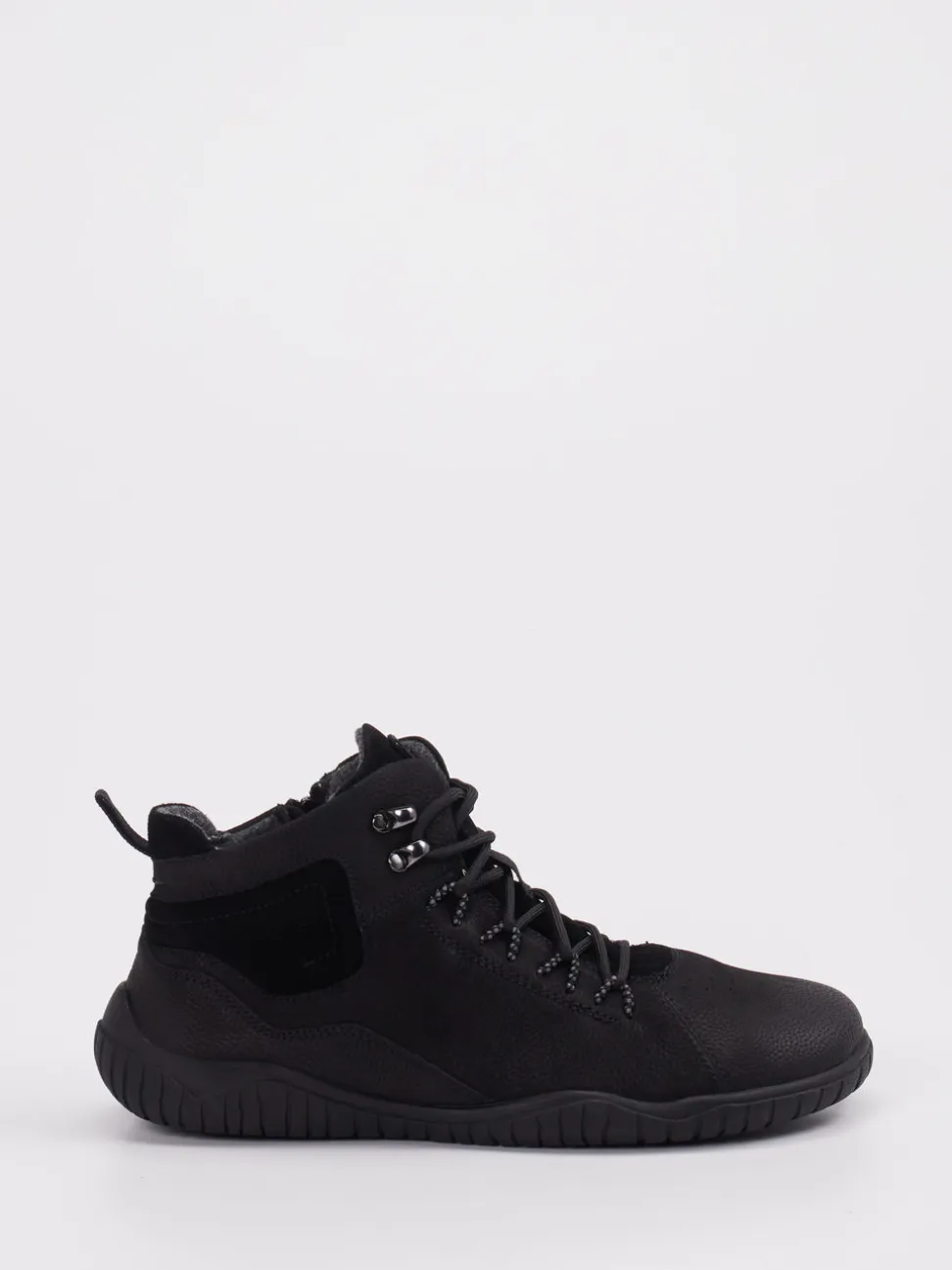 Josef Seibel – Schnürboots aus Veloursleder Schwarz