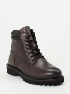 Josef Seibel – Schnürboots aus Kalbleder dunkelbraun