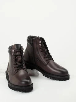 Josef Seibel – Schnürboots aus Kalbleder dunkelbraun