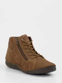 Josef Seibel – Schnürboots aus Nubukleder Braun