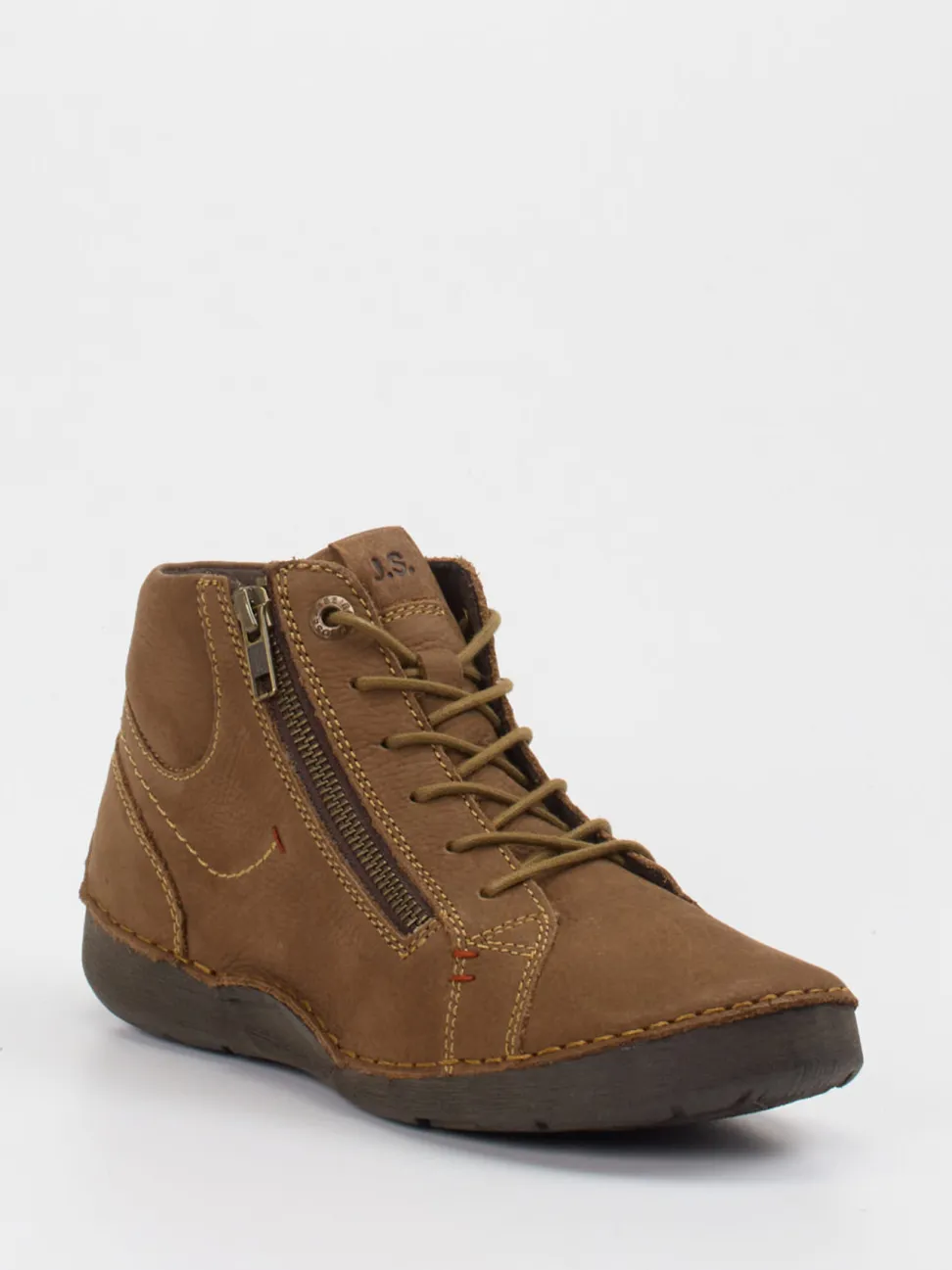 Josef Seibel – Schnürboots aus Nubukleder Braun