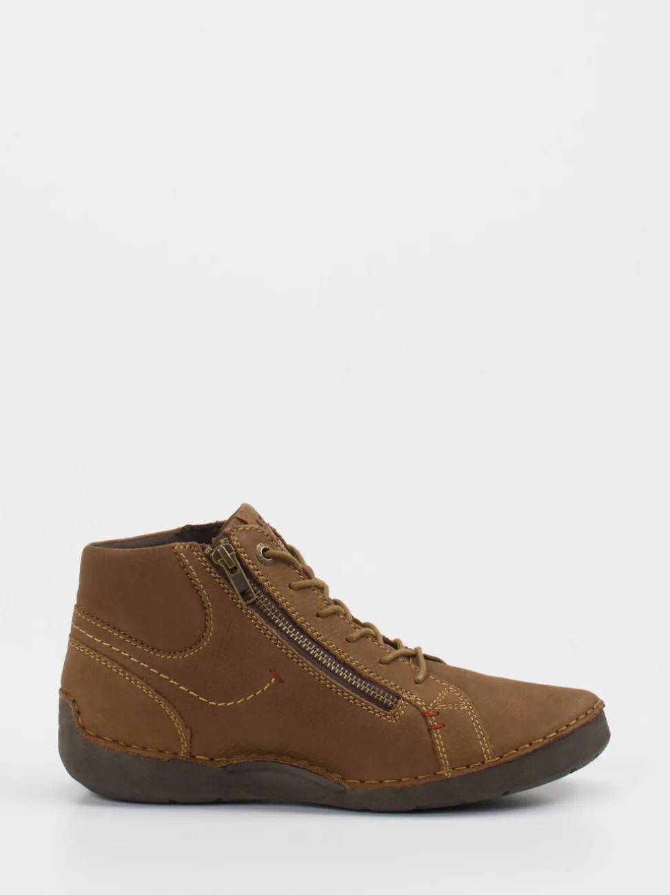 Josef Seibel – Schnürboots aus Nubukleder Braun