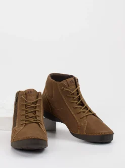Josef Seibel – Schnürboots aus Nubukleder Braun