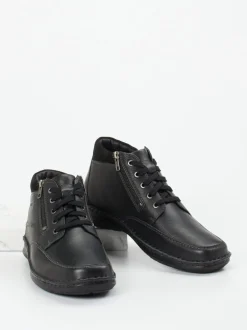 Josef Seibel – Schnürboots aus Kalbleder schwarz