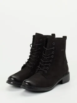 Josef Seibel – Schnür-Boots aus Nubukleder schwarz