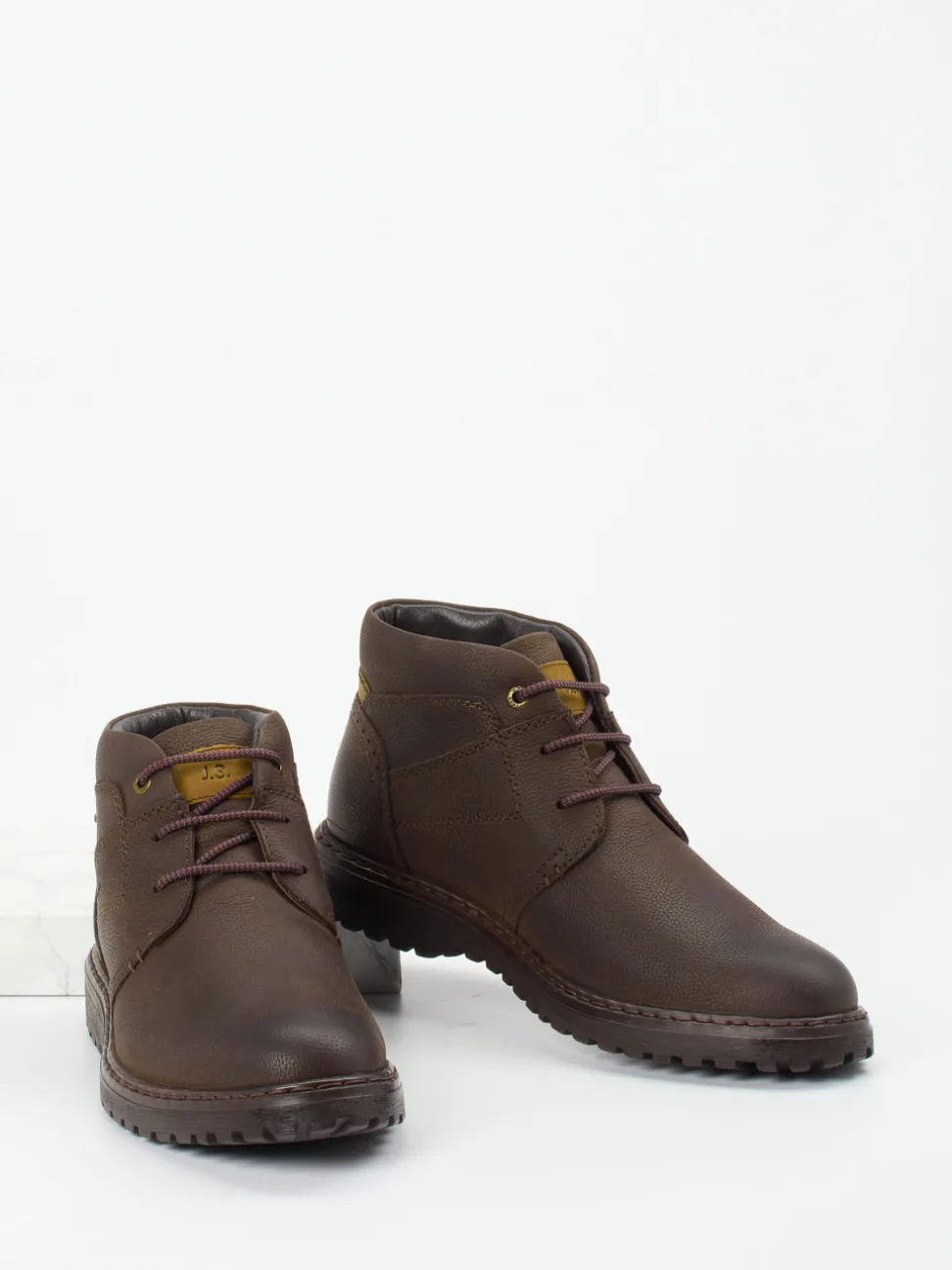 Josef Seibel – Schnürboots aus Fettleder Dunkelbraun