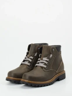 Josef Seibel – Schnürboots aus Nubukleder schlammgrün