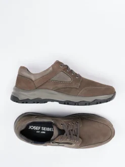 Josef Seibel – Schnürschuh aus Nubukleder mittelbraun