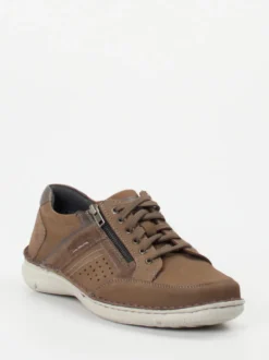 Josef Seibel – Schnürschuh aus Nubukleder braun