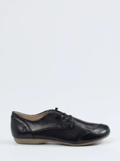 Josef Seibel – Schnürschuh aus Lammleder Schwarz