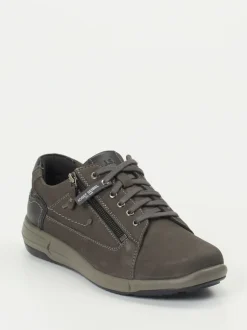 Josef Seibel – Schnürschuh aus Nubukleder grau