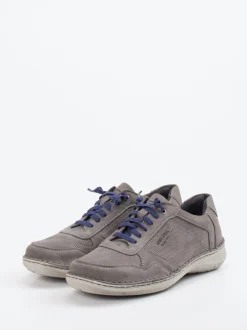 Josef Seibel – Schnürschuh aus Nubukleder grau