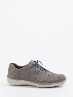 Josef Seibel – Schnürschuh aus Nubukleder grau