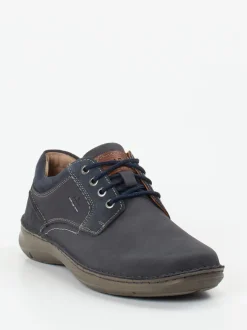Josef Seibel – Schnürschuh aus Nubukleder blau