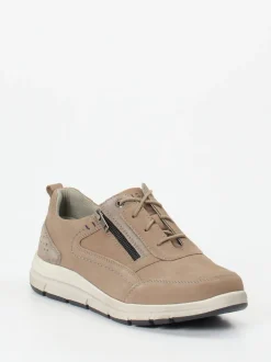 Josef Seibel – Schnürschuh aus Nubukleder Taupe