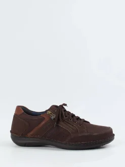 Josef Seibel – Schnürschuh aus Nubukleder Dunkelbraun