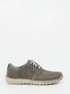 Josef Seibel – Schnürschuh aus Veloursleder taupe
