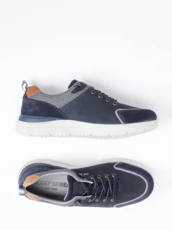 Josef Seibel – Schnürschuhe aus Nubukleder Dunkelblau