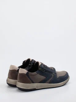 Josef Seibel – Schnürschuhe aus Nubukleder grau