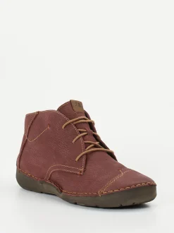 Josef Seibel – Schnürschuhe aus Nubukleder rostbraun