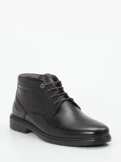 Josef Seibel – Schnürstiefelette aus Kalbleder Schwarz