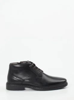 Josef Seibel – Schnürstiefelette aus Kalbleder Schwarz