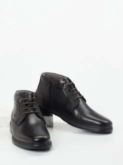 Josef Seibel – Schnürstiefelette aus Kalbleder Schwarz