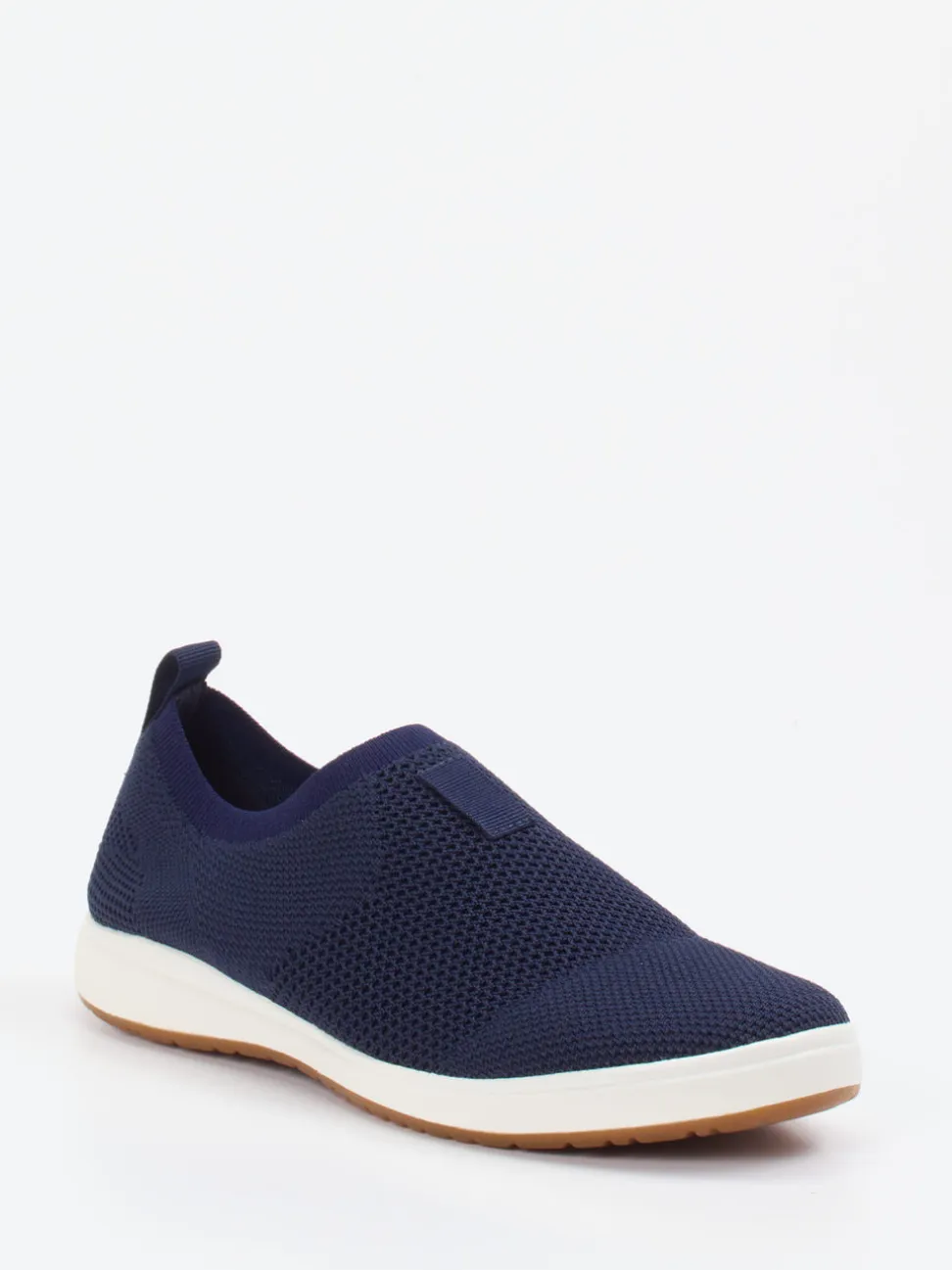 Josef Seibel – Slip-On Sneaker aus Stretch-Mesh Blau