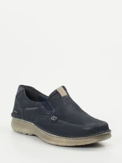 Josef Seibel – Slip-On-Halbschuh aus Nubukleder Blau