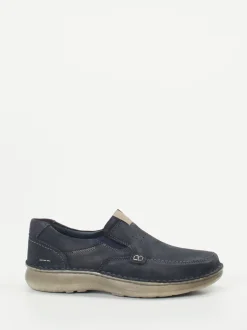 Josef Seibel – Slip-On-Halbschuh aus Nubukleder Blau