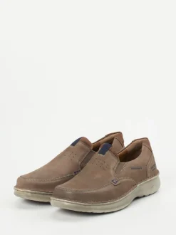 Josef Seibel – Slipper aus Nubukleder mittelbraun