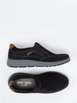 Josef Seibel – Slipper aus Nubukleder schwarz