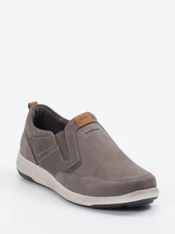 Josef Seibel – Slipper aus Nubukleder in Grau