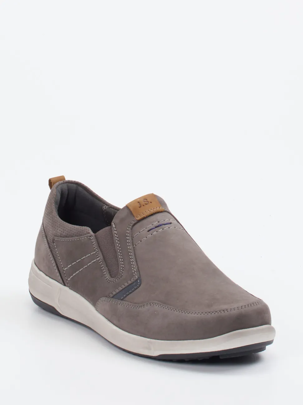 Josef Seibel – Slipper aus Nubukleder in Grau