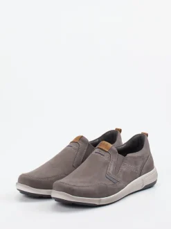 Josef Seibel – Slipper aus Nubukleder in Grau