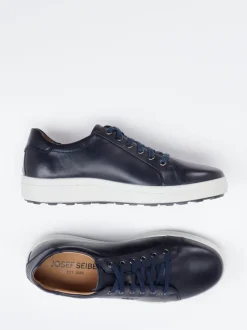 Josef Seibel – Sneaker aus Nubukleder Dunkelblau