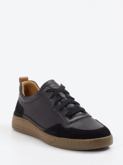 Josef Seibel – Sneaker aus Leder in Schwarz