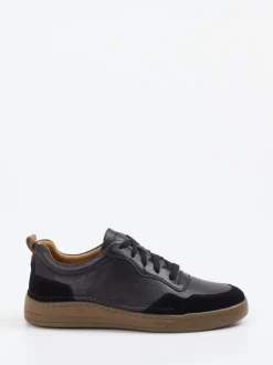 Josef Seibel – Sneaker aus Leder in Schwarz