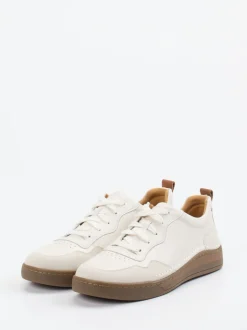 Josef Seibel – Sneaker aus Leder in Off-White