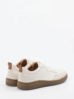 Josef Seibel – Sneaker aus Leder in Off-White