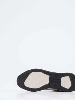Josef Seibel – Sneaker aus Veloursleder und Mesh grau