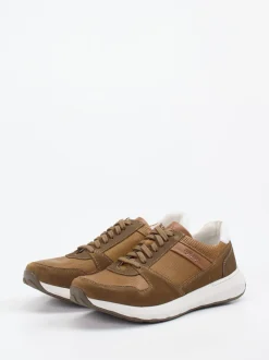Josef Seibel – Sneaker aus Veloursleder braun