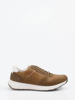 Josef Seibel – Sneaker aus Veloursleder braun