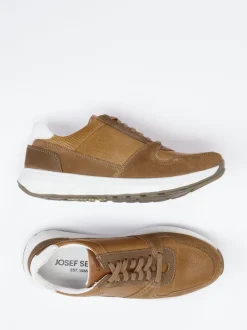 Josef Seibel – Sneaker aus Veloursleder braun