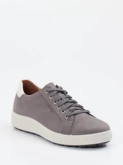 Josef Seibel – Sneaker aus Nubukleder in Steingrau
