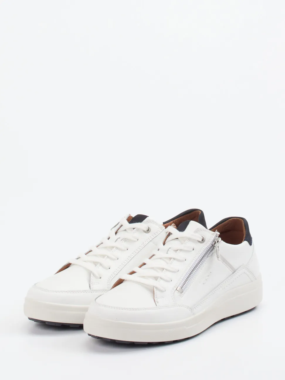 Josef Seibel – Sneaker aus Leder Offwhite